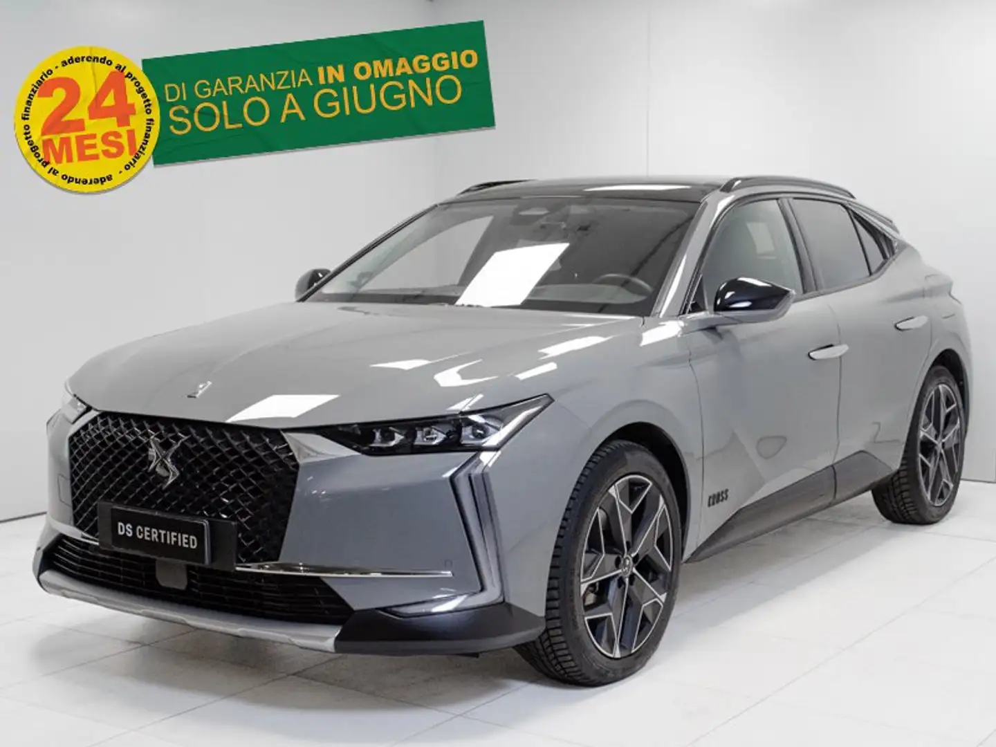 DS Automobiles DS 4 1.6 e-tense phev Cross Rivoli 225cv auto Šedá - 1