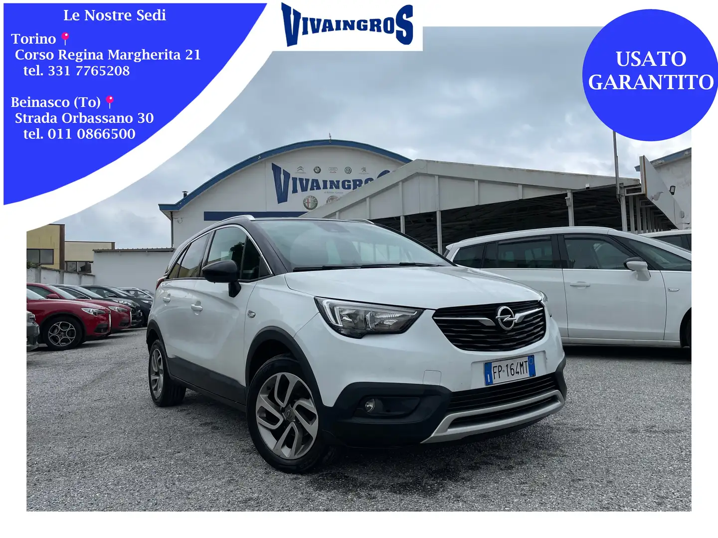 Opel Crossland X 1.2 GPL 82CV Innovation Bianco - 1