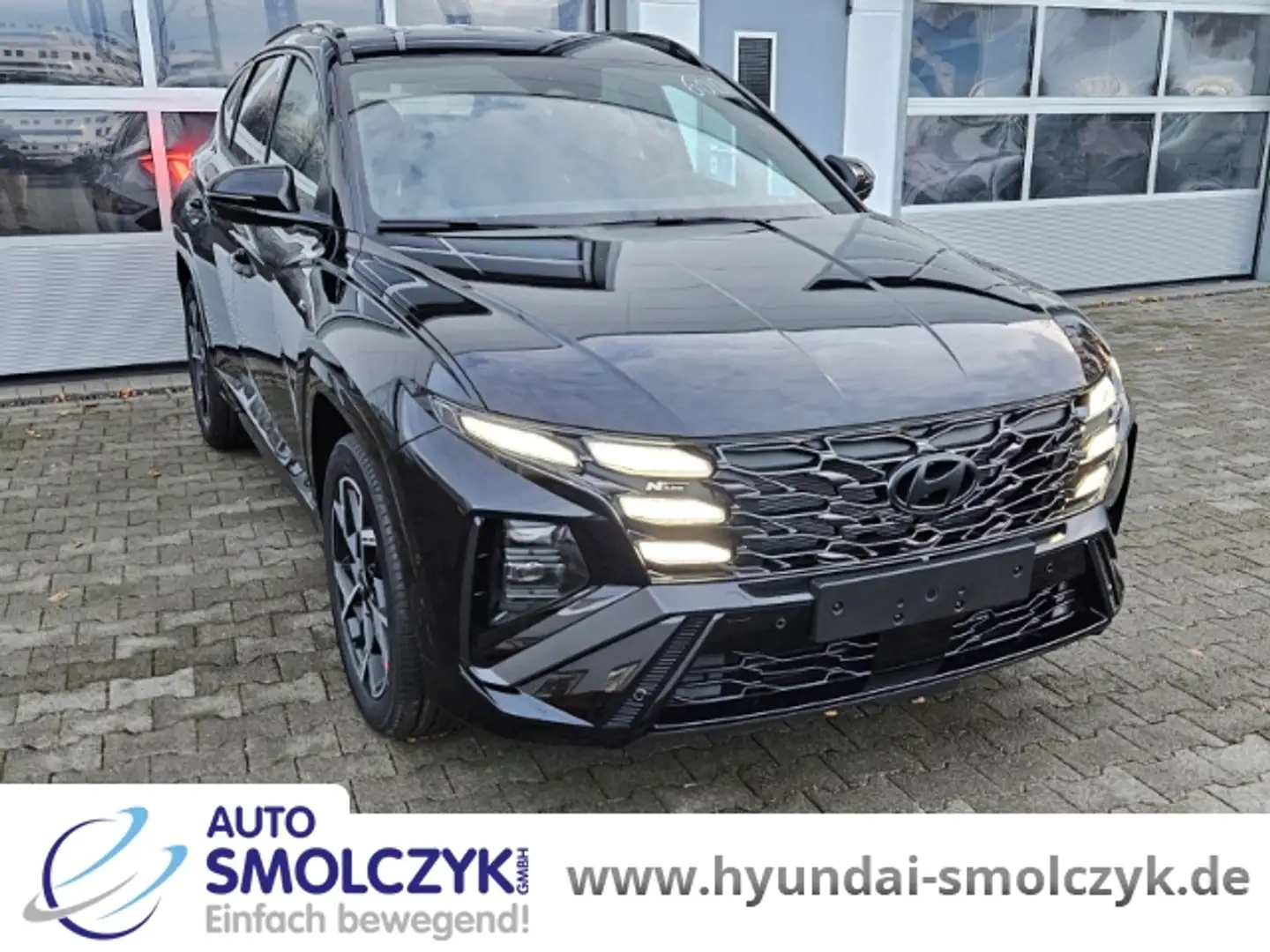 Hyundai TUCSON N-LINE X 1.6 T-GDI 4WD+ASSISTENZPAKET Schwarz - 2