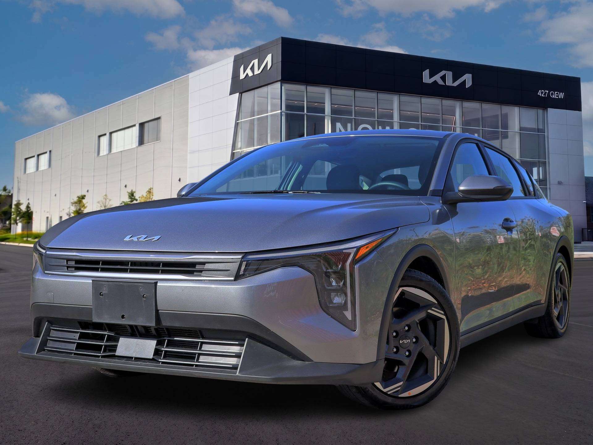 Gray 2025 Kia K4 Sedan Front-Wheel Drive Automatic
