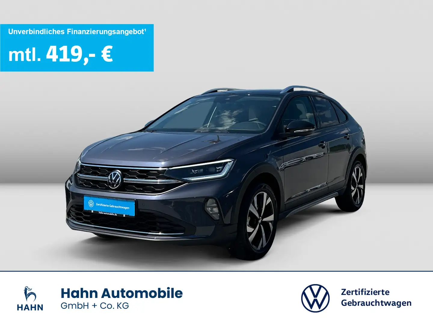 Volkswagen Taigo 1.5 TSI DSG Style AHK Navi ACC Matrix CAM Gris - 1