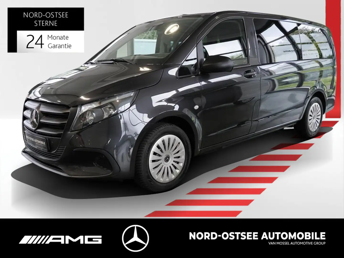 Mercedes-Benz Vito 116 TOURER NEUES MODELL AHK 2,5t KAMERA NAVI MBUX Gris - 1