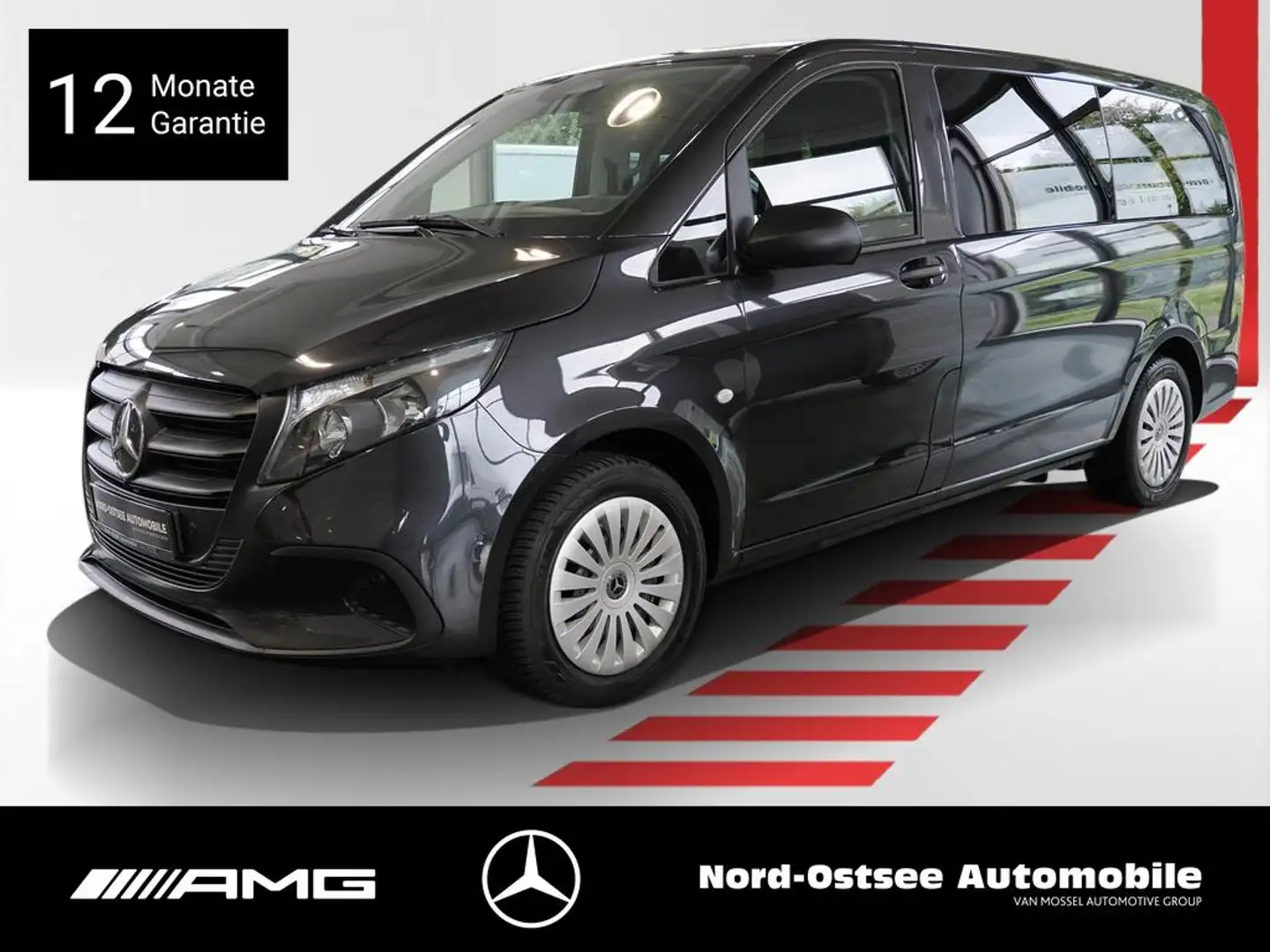 Mercedes-Benz Vito 116 TOURER NEUES MODELL AHK 2,5t KAMERA NAVI MBUX Grau - 1