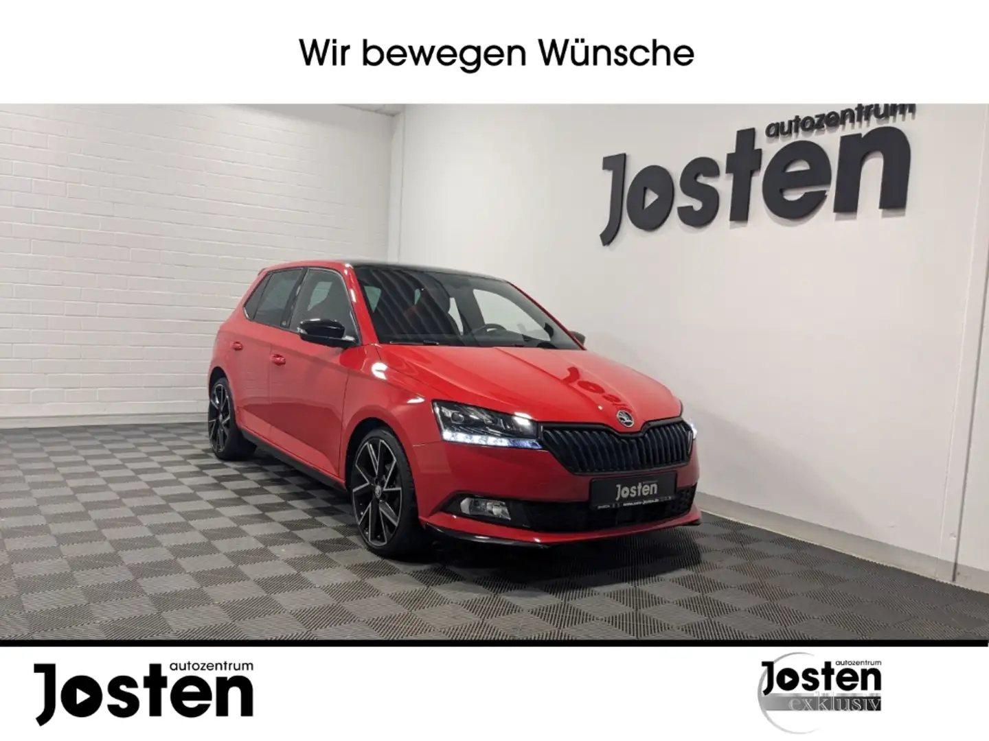 Skoda Fabia Monte Carlo 1.0 TSI LED CarPlay Pano DAB Rot - 1