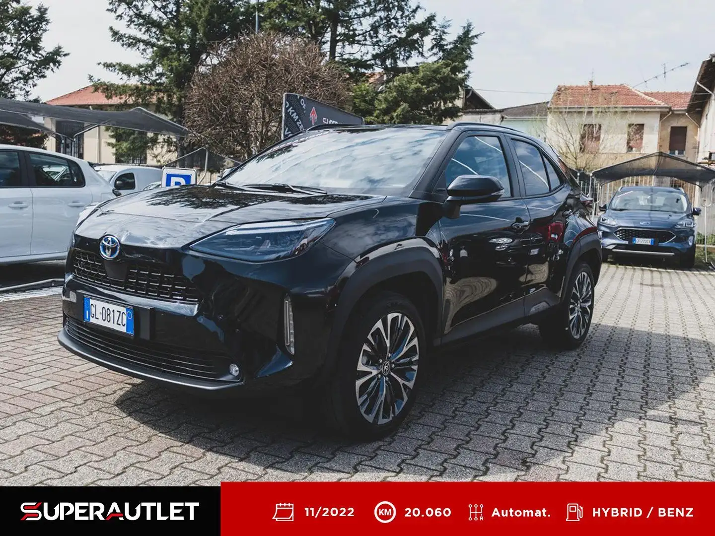 Toyota Yaris Cross 1.5 H 116cv Lounge FWD e-CVT Black - 1