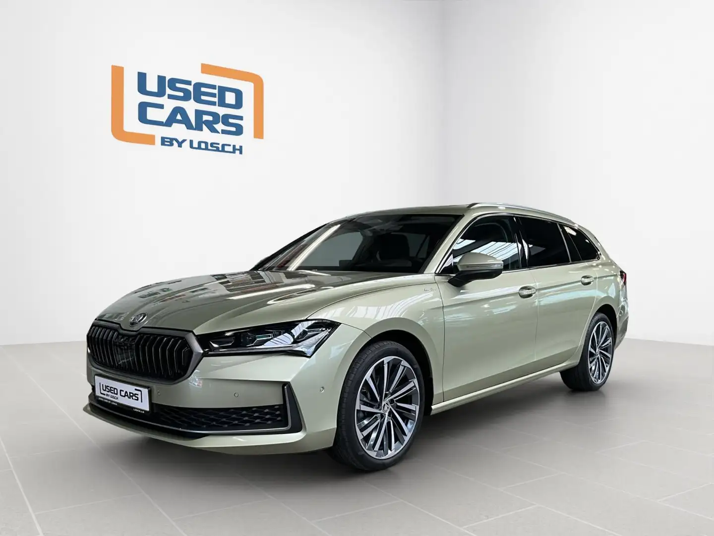 Skoda Superb L&K+DSG+Stand.H+AHK+LM19 Jaune - 1