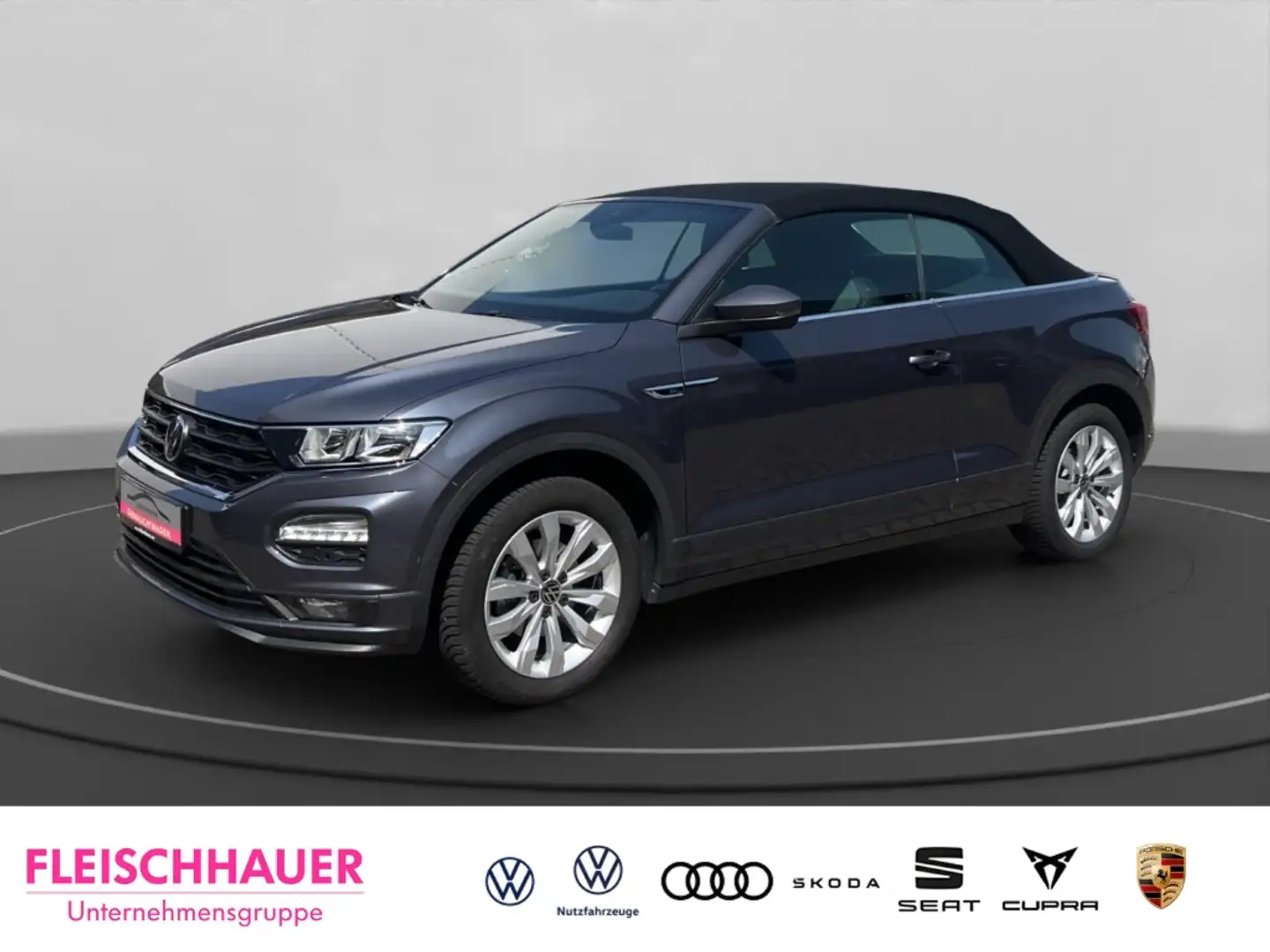 Volkswagen T-Roc Cabriolet 1.5 TSI R-Line Navi Rückfahrkamera Grau - 1