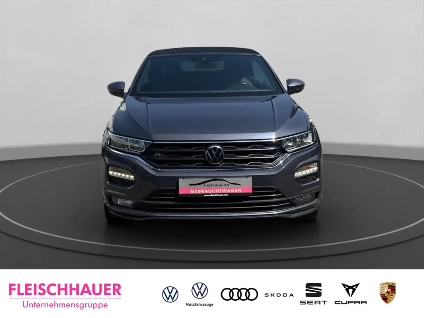 Volkswagen T-Roc Cabriolet 1.5 TSI R-Line Navi Rückfahrkamera Grau - 2