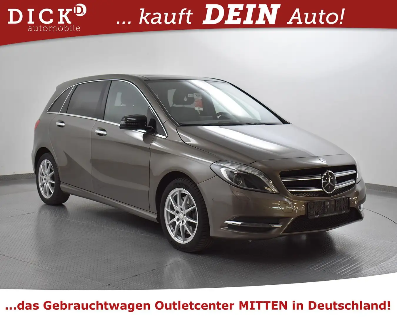 Mercedes-Benz B 250 CGI PANO+LEDER+NAVI+XEN+SHZ+H&K+KAMER+ACC Серый - 1
