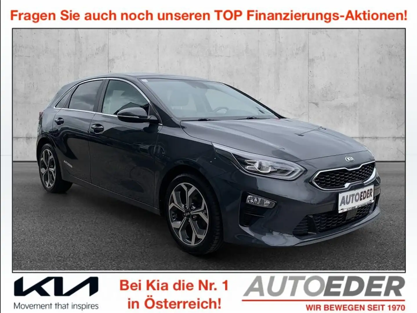 Kia Ceed / cee'd ceed 1,4 TGDI Platin Grau - 1