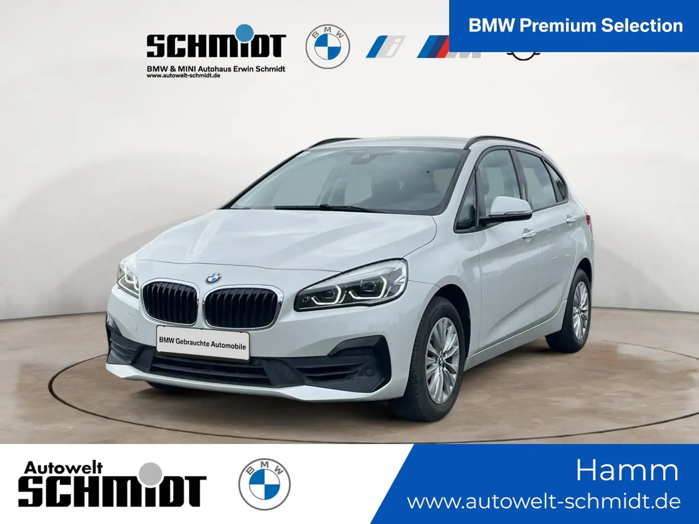 BMW 218 i Active Tourer + 2Jahre-BPS.-GARANTIE Weiß - 1
