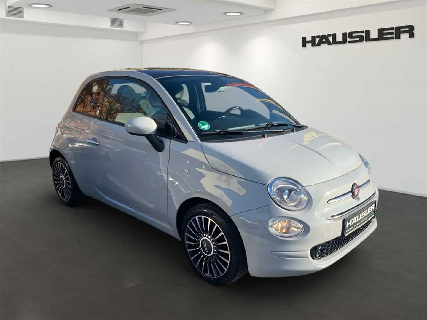 Fiat 500 1.0 Hybrid Launch Edition Glasdach PDC CarPlay Tem Grau - 2