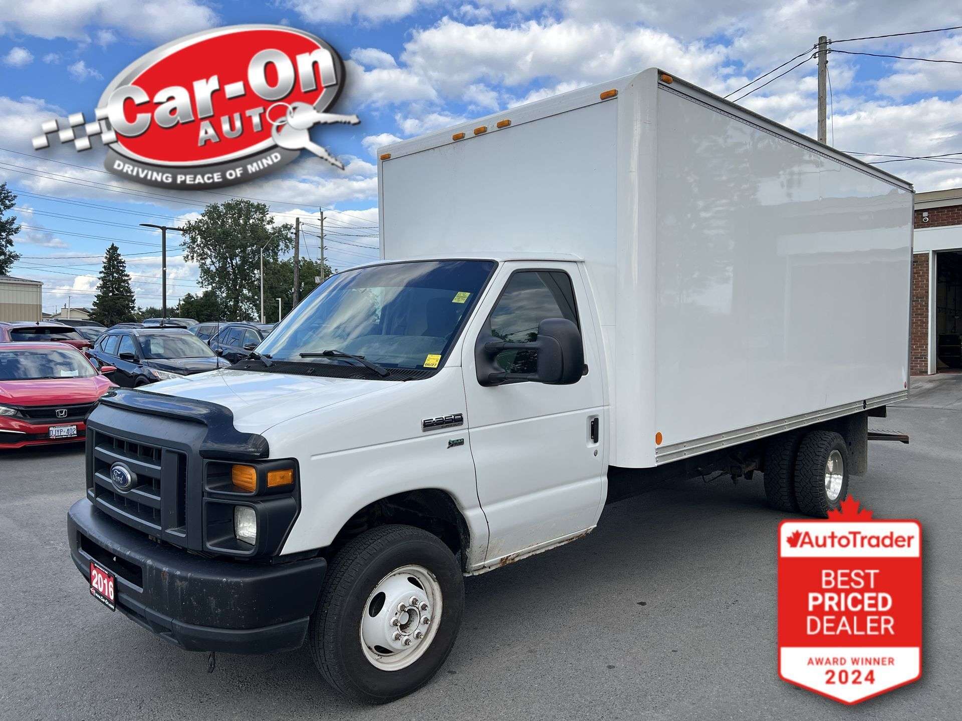 White 2016 Ford E-Series Chassis Pickup Truck Rear-Wheel Drive Automatic