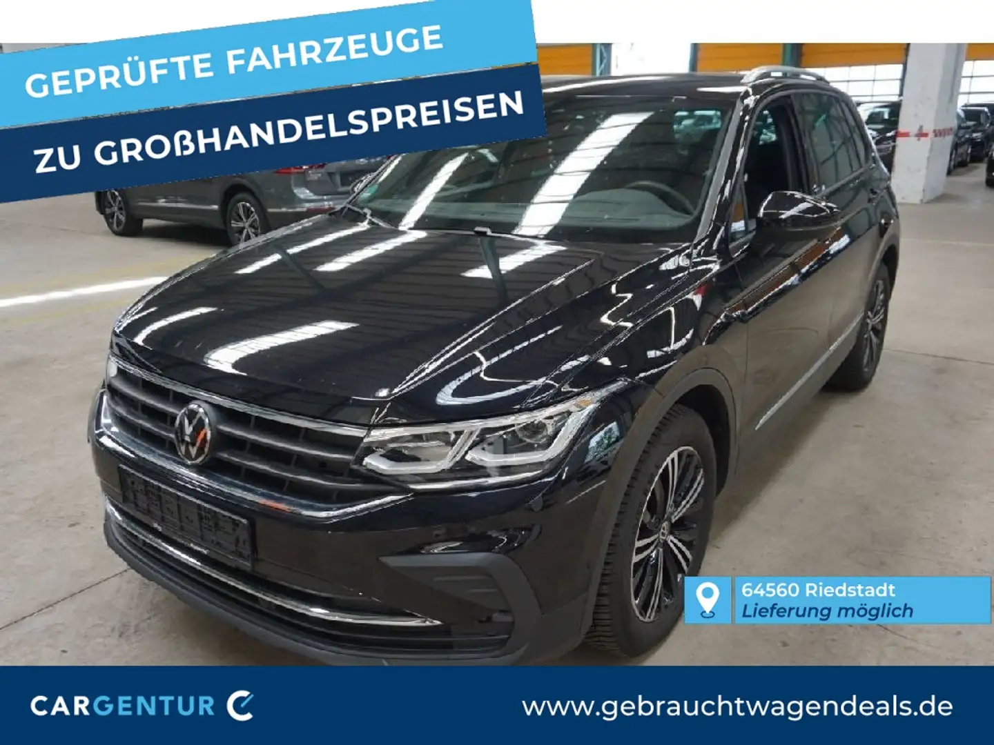 Volkswagen Tiguan 2.0 TDI Active Matrix ACC BLIS HuD Czarny - 1