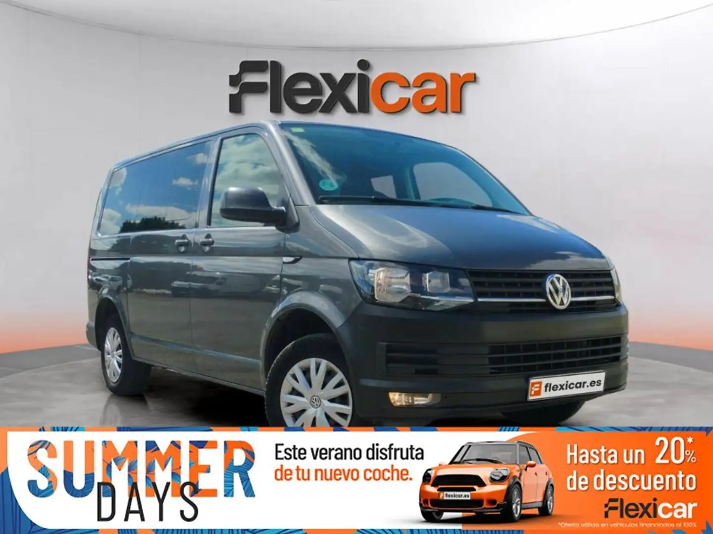 Volkswagen T5 Caravelle Trendline Corto 2.0 TDI 75kW (102CV) BMT Gris - 1