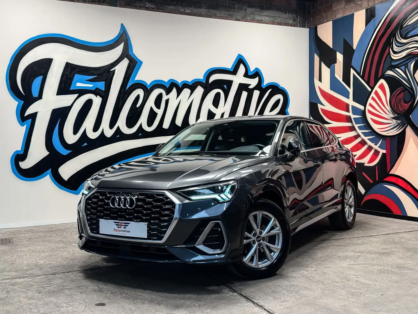 Audi Q3 35 TDI*2.0d*S-TRONIC*S-LINE*360°CAM*LEDER* Grijs - 1