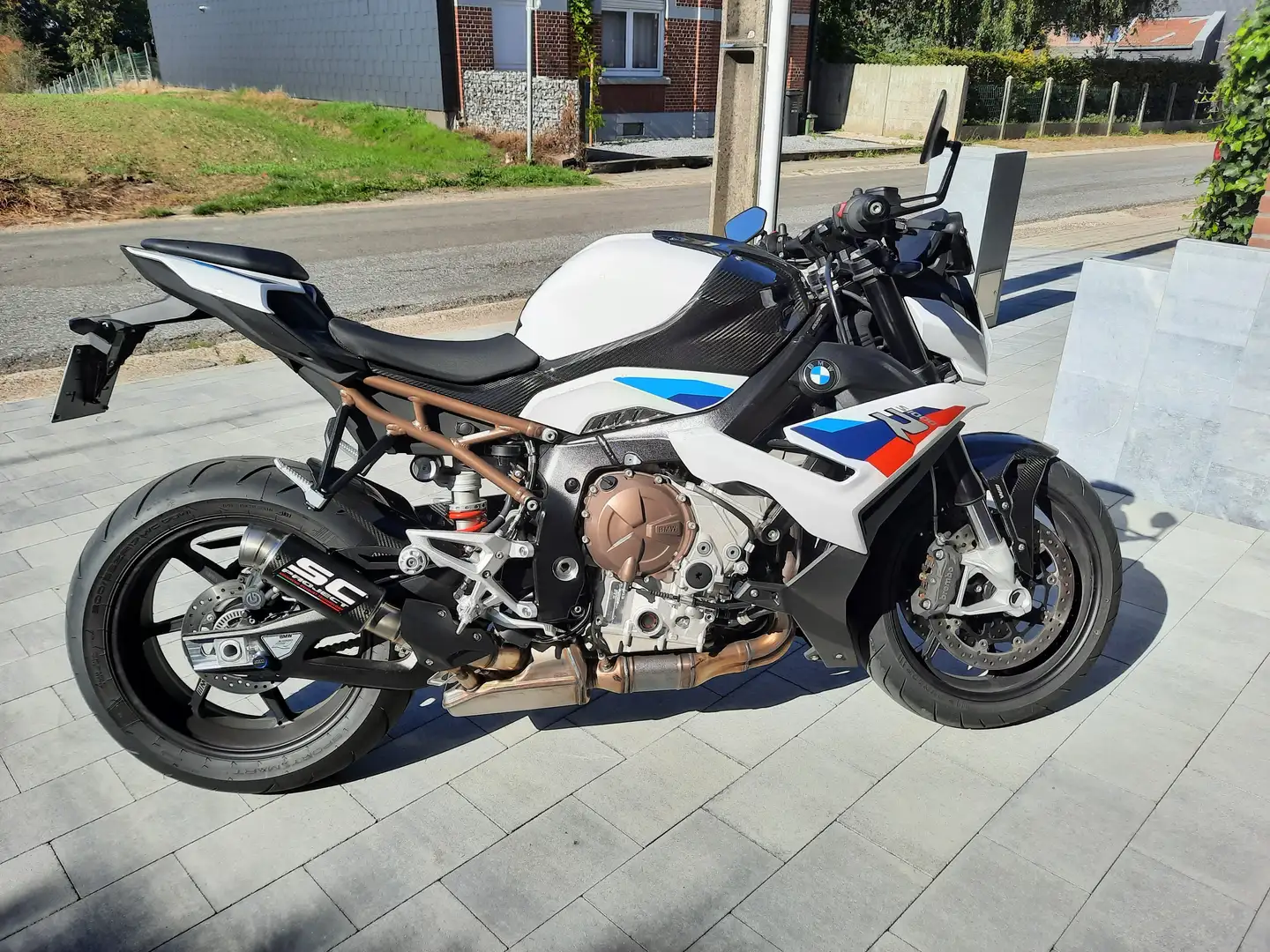 BMW S 1000 R M Perf Carbon Blanc - 1