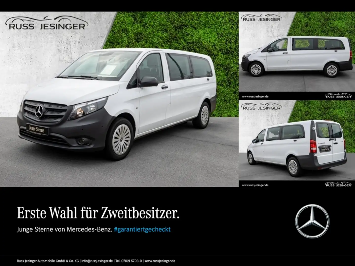 Mercedes-Benz Vito 114 CDI Tourer *Klima*Navi*Kamera*Flügeltür Weiß - 1