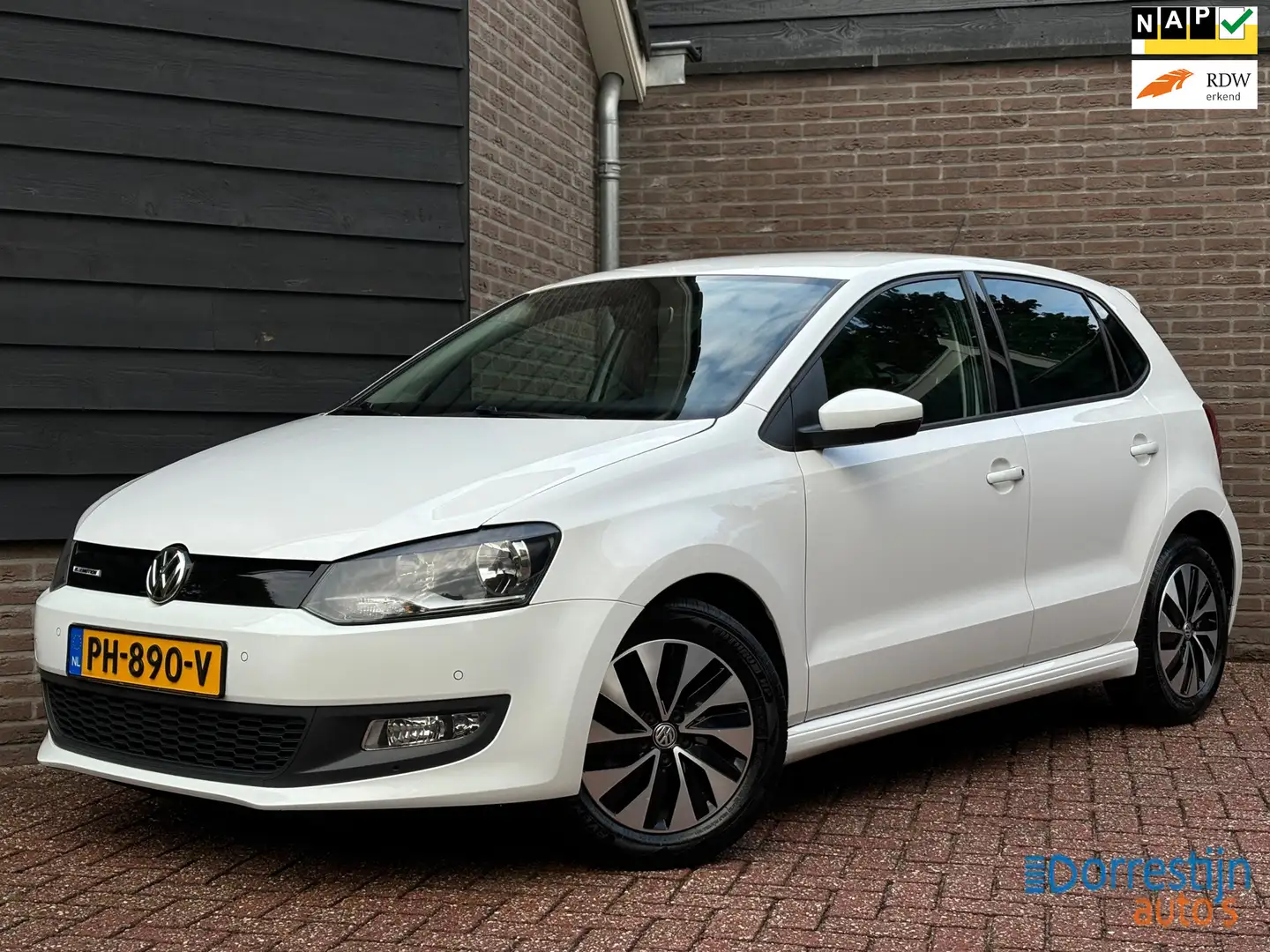 Volkswagen Polo 1.0 BlueMotion Edition 95pk | PDC | Navi | Cruise Blanc - 1