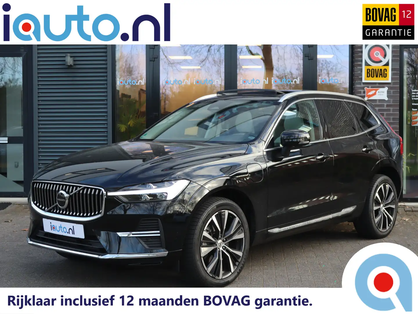 Volvo XC60 2.0 Recharge T6 AWD Plus Bright Pano/LED/Leder/Ele Zwart - 1