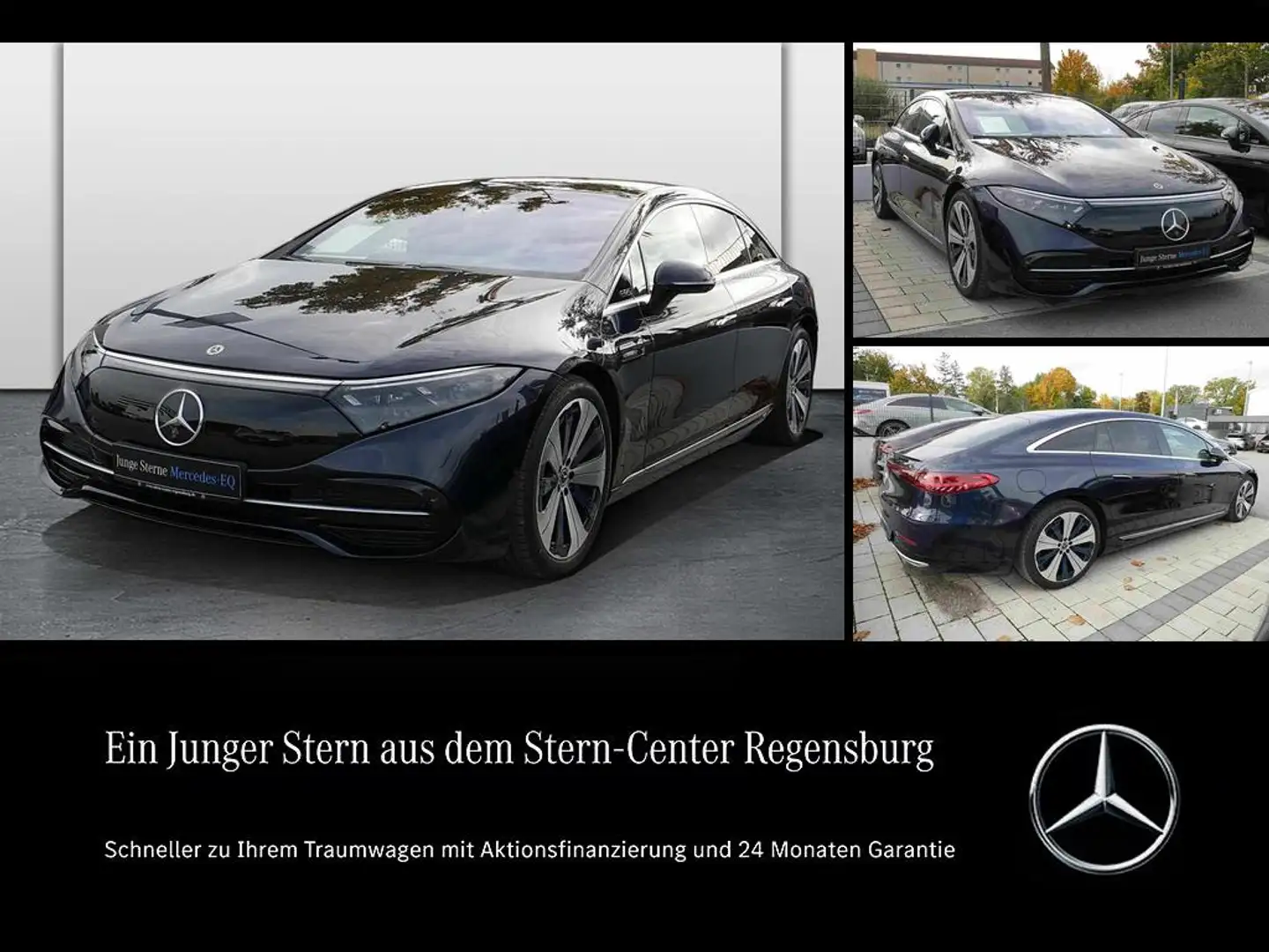 Mercedes-Benz EQS +DIGITAL LIGHT+PANO+HUD+AIRMATIC+MASSAGE Blau - 1