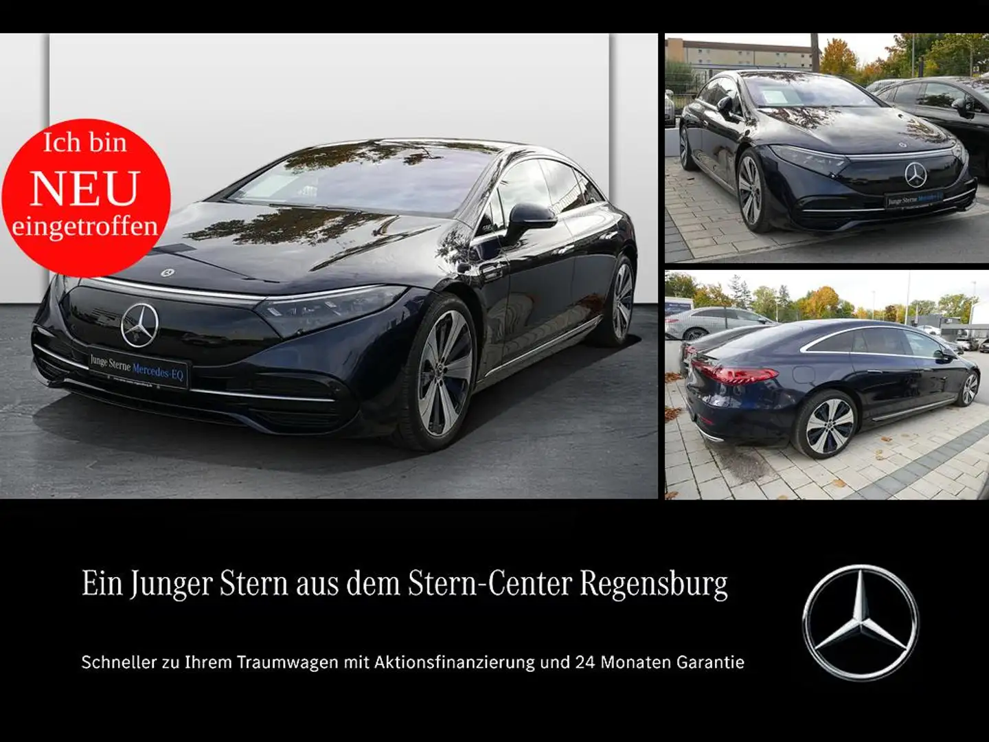 Mercedes-Benz EQS +DIGITAL LIGHT+PANO+HUD+AIRMATIC+MASSAGE Blau - 1
