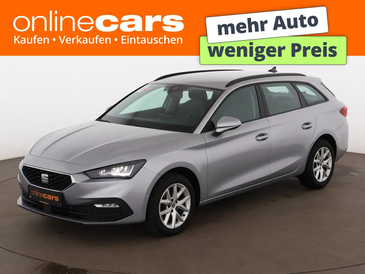 SEAT Leon ST 2.0 TDI Style Aut LED NAVI SITZHZG ASSIST Silber - 1