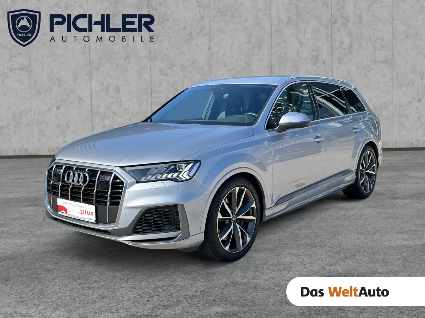 Audi Q7 55 TFSI quattro S line Silber - 1