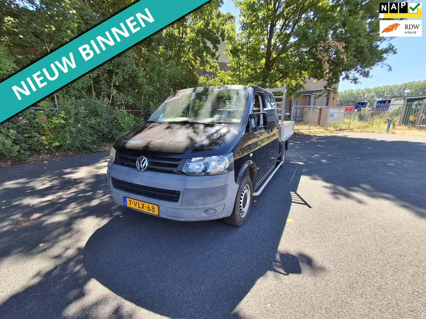 Volkswagen Transporter 2.0 TDI L2H1 DC LEUKE PICK UP RIJDT EN SCHAKELT GO Noir - 1