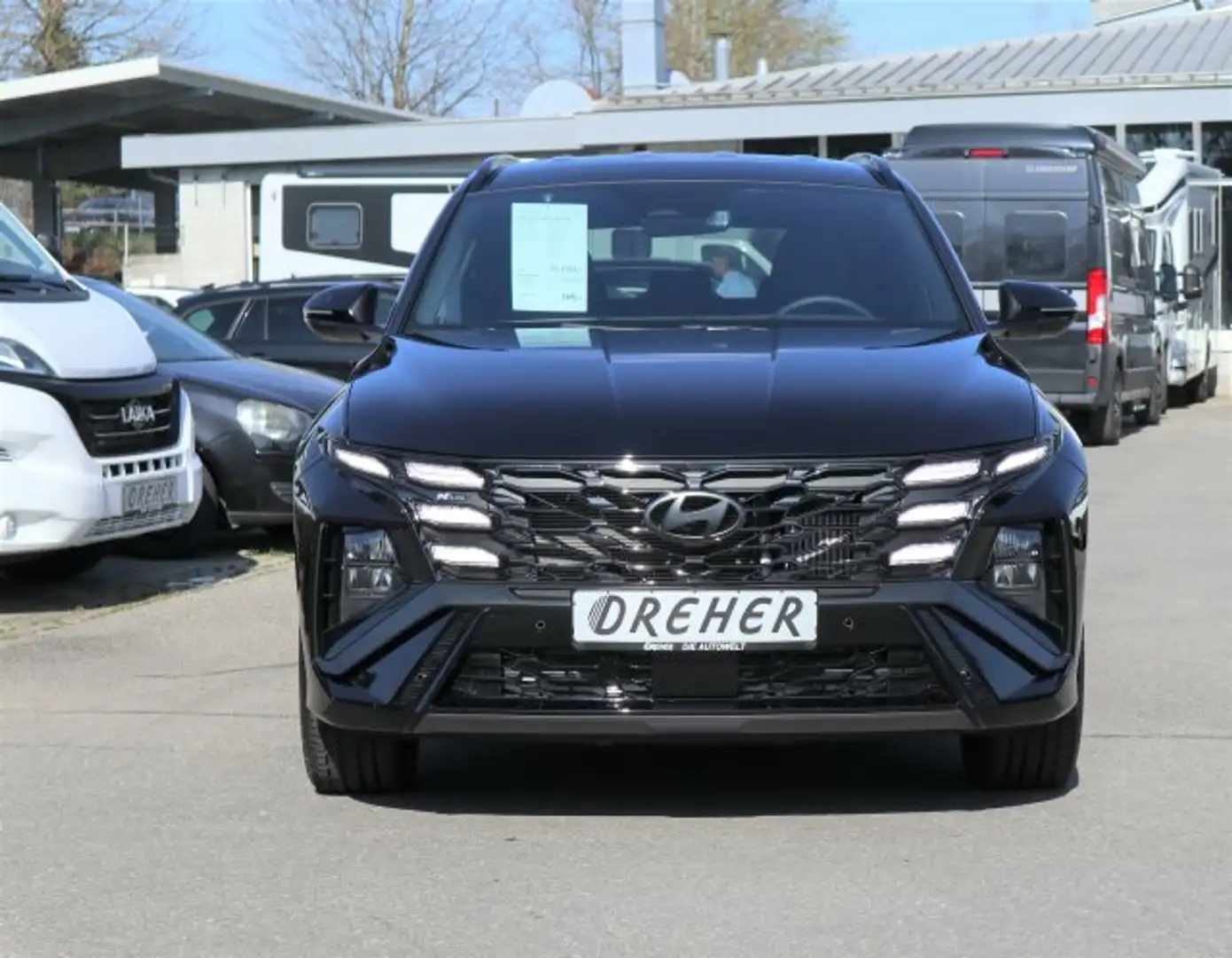 Hyundai TUCSON TUCSON TOP DEAL N-LINE 4x4 AUTOMATIK / EXTRAS Zwart - 2