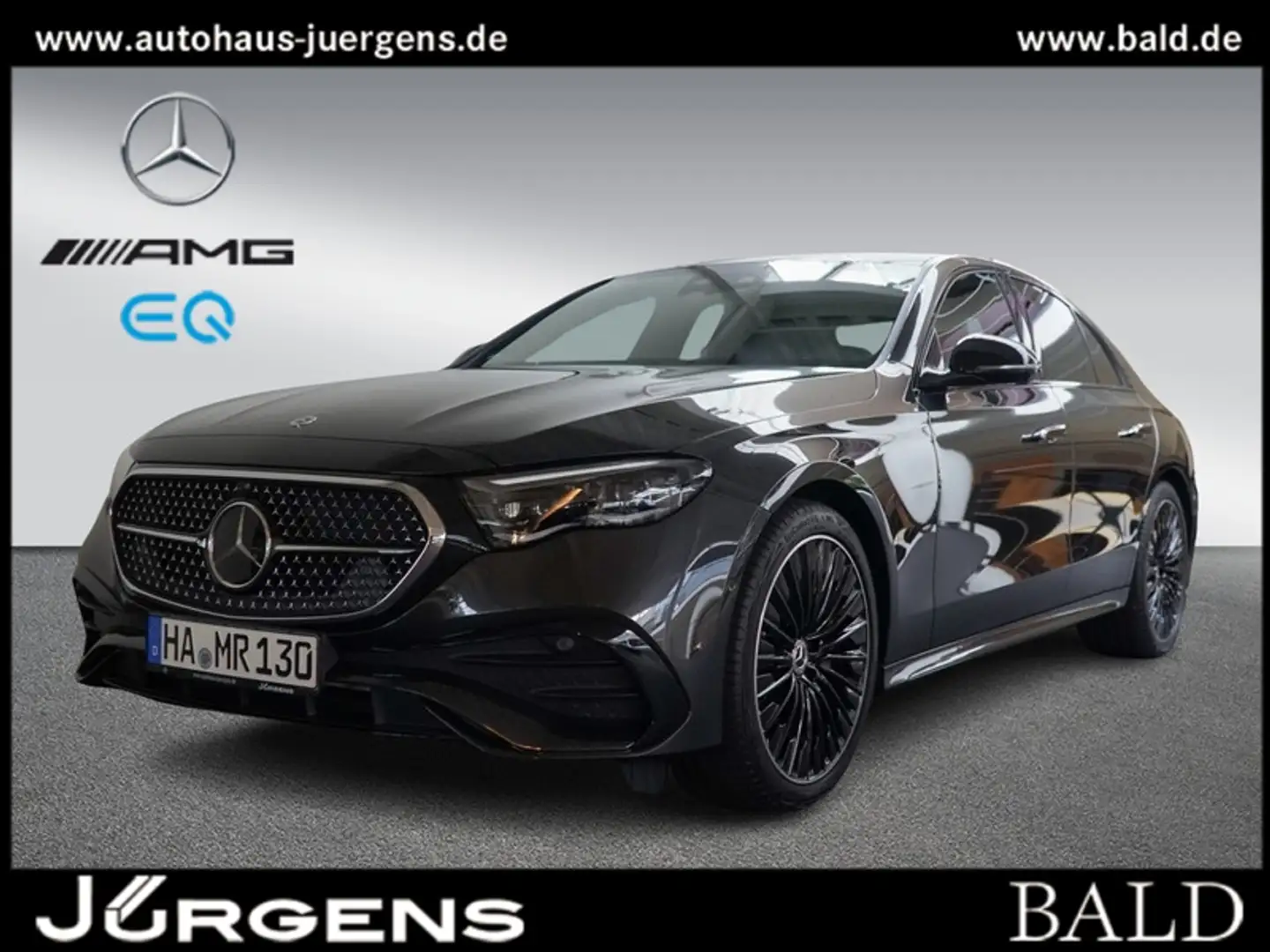 Mercedes-Benz E 220 d AMG-Sport/Pano/Burm4D/Distr/Stdhz/Night Grau - 1