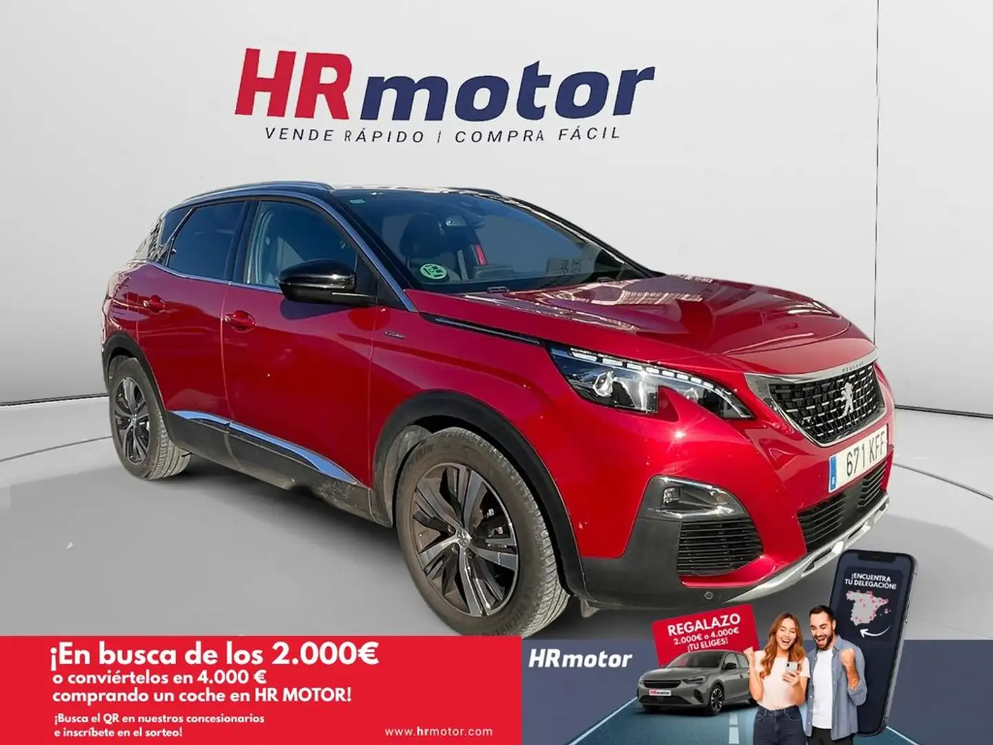Peugeot 3008 GT Line Rood - 1
