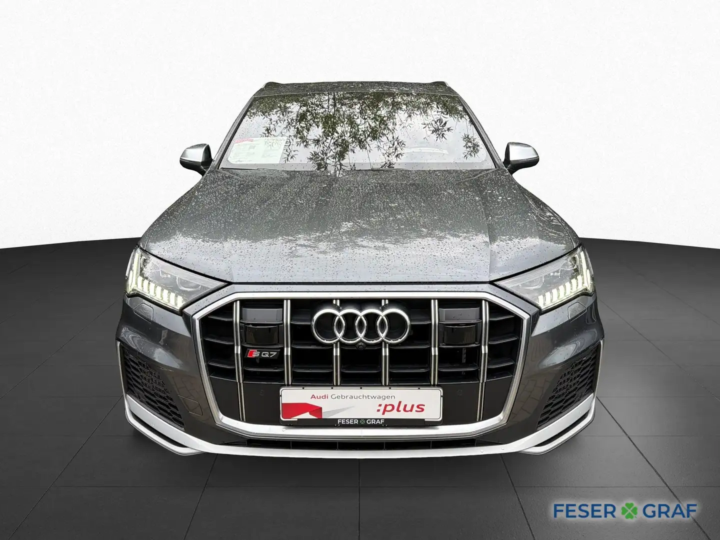 Audi SQ7 TFSI tiptr. HD-MATRIX+B&O+HEADUP Gris - 2