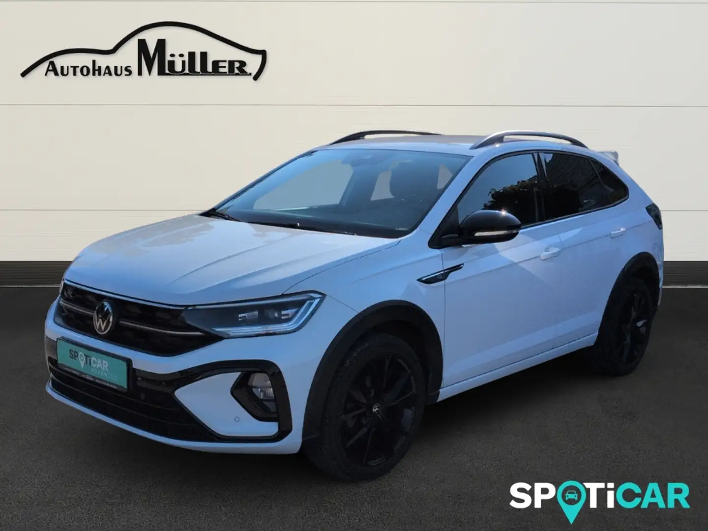 Volkswagen Taigo R-Line 1.5 TSI AUTO AHK Sportpaket NAVI LED AHK-ab Weiß - 1