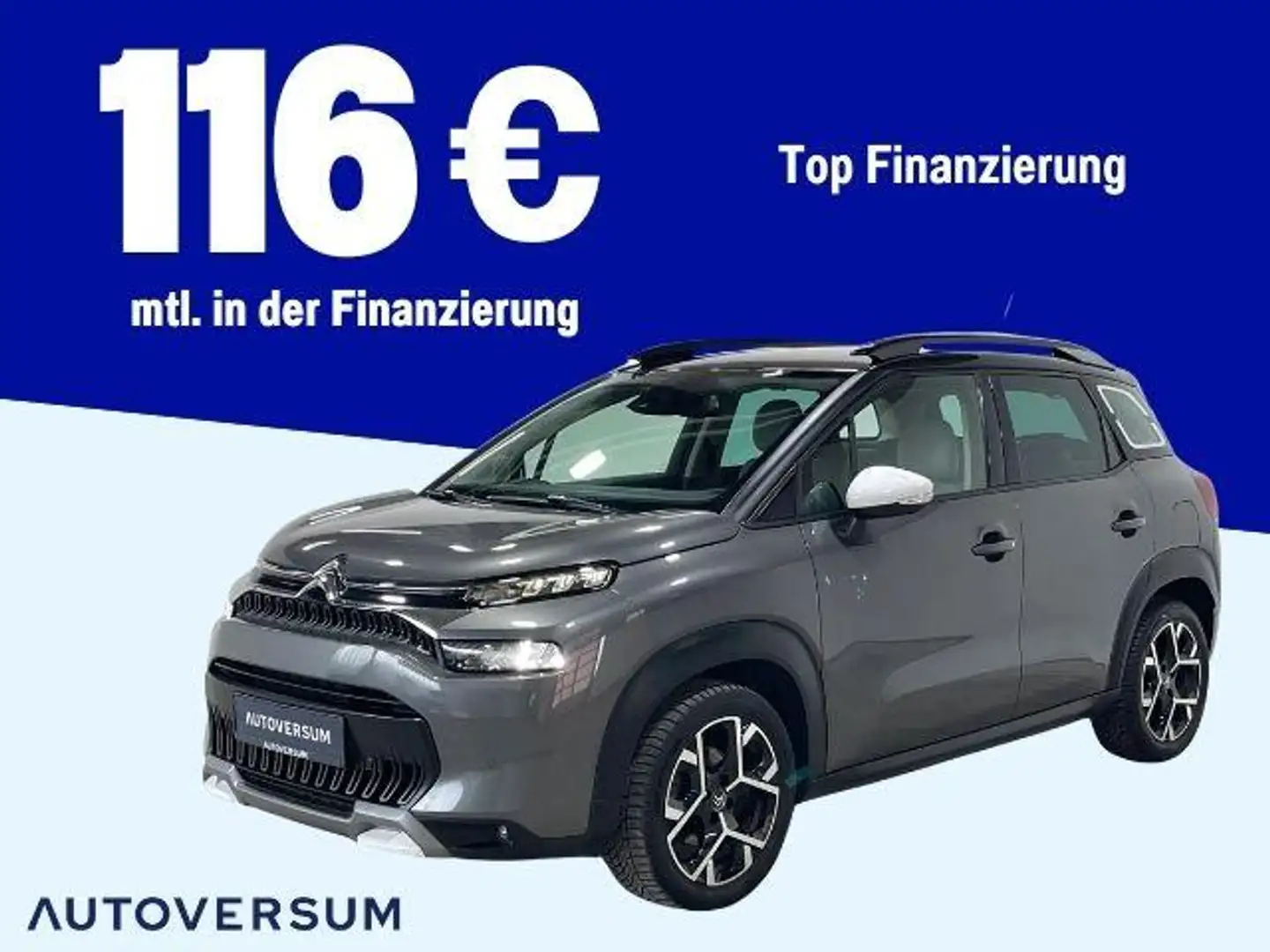 Citroen C3 Aircross 1.2 Shine *KLIMA*KAM*CARPLAY*KEYLESS Grau - 1