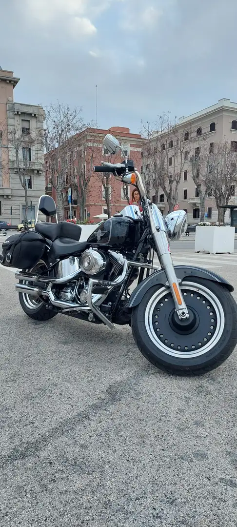 Harley-Davidson Fat Boy Siyah - 1