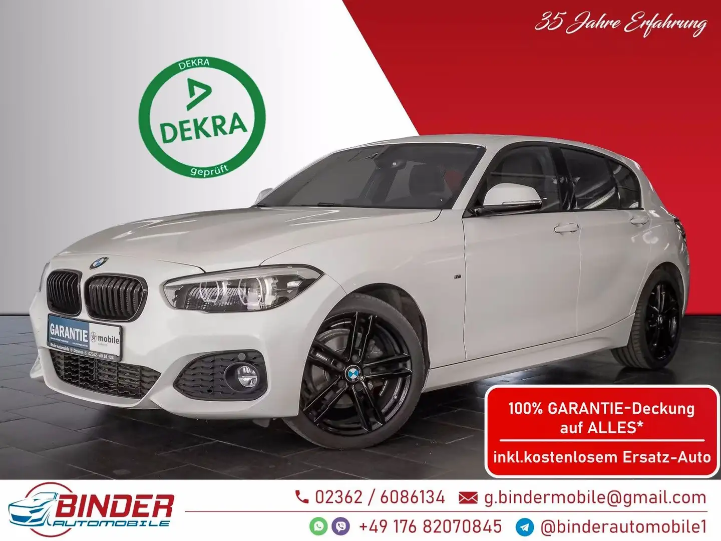 BMW 118 i M SPORT Shadow*BMW BERICHT*GARANTIE*TOP* Weiß - 1