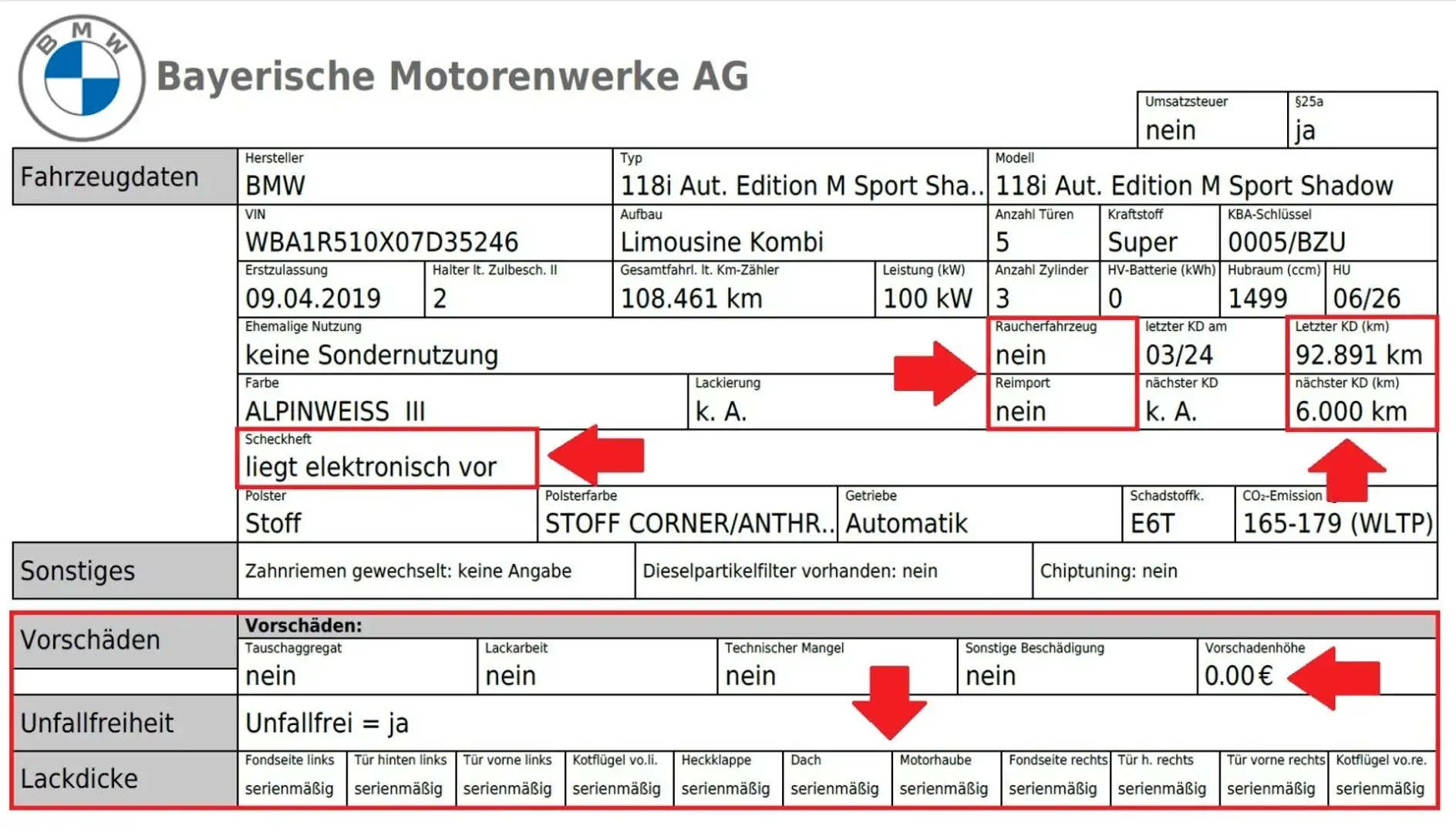 BMW 118 i M SPORT Shadow*BMW BERICHT*GARANTIE*TOP* Weiß - 2