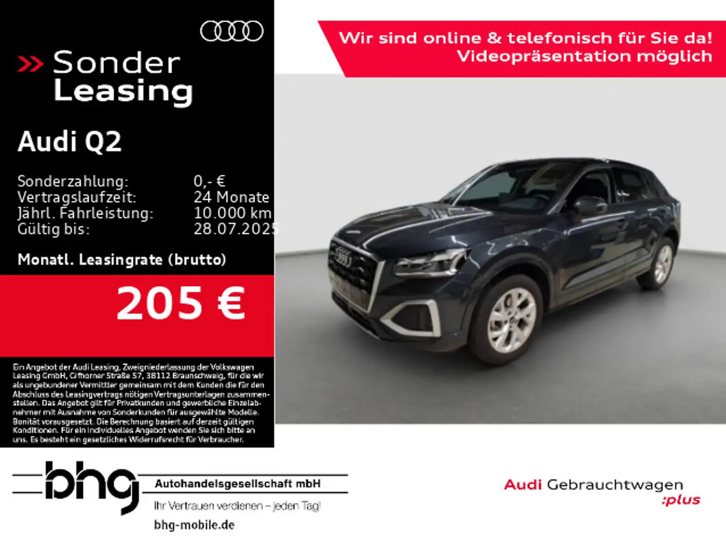 Audi Q2 35 TFSI advanced Grau - 1