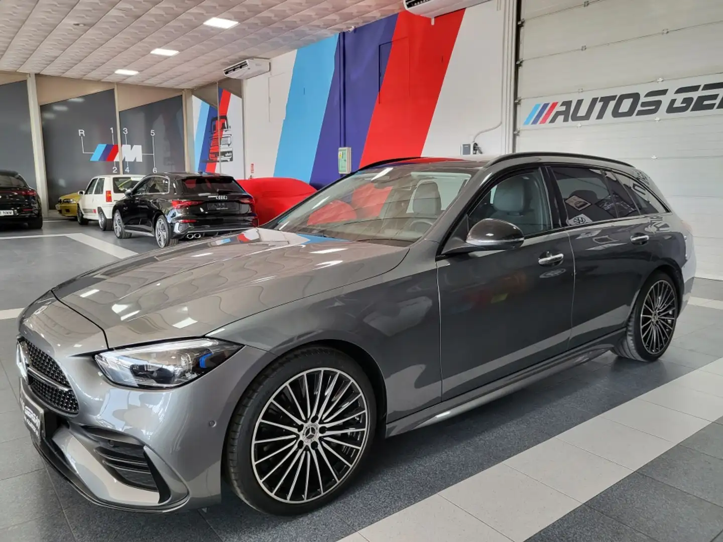 Mercedes-Benz C 220 Estate 220d 9G-Tronic Gris - 1