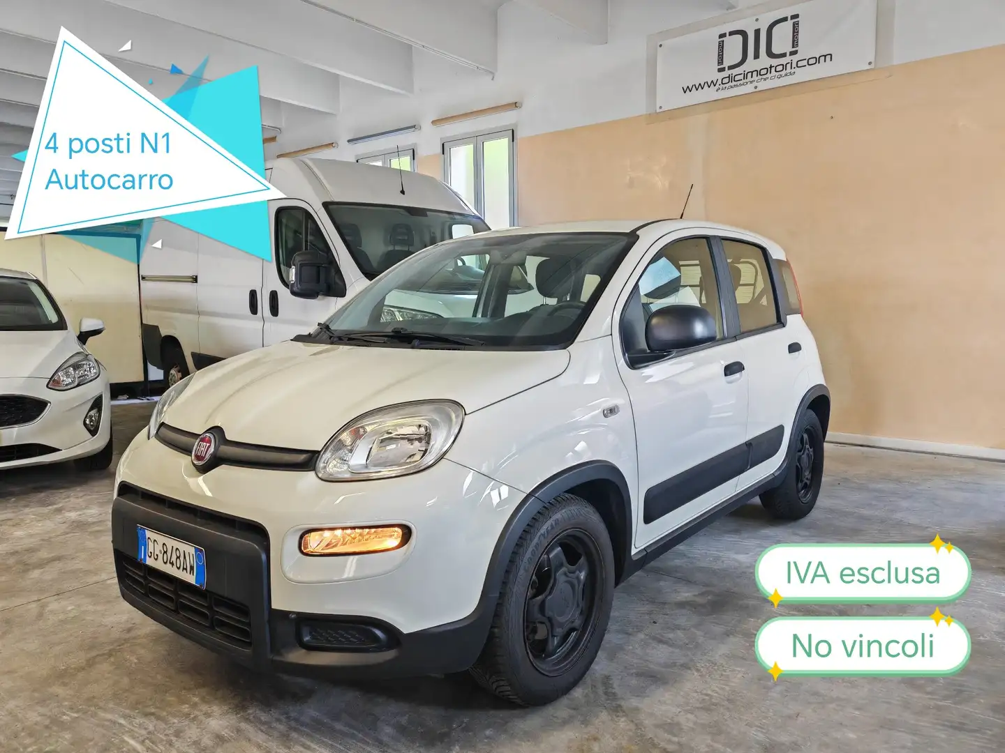 Fiat Panda AUTOCARRO N1 4 POSTI van hybrid City Life uniprop - 1