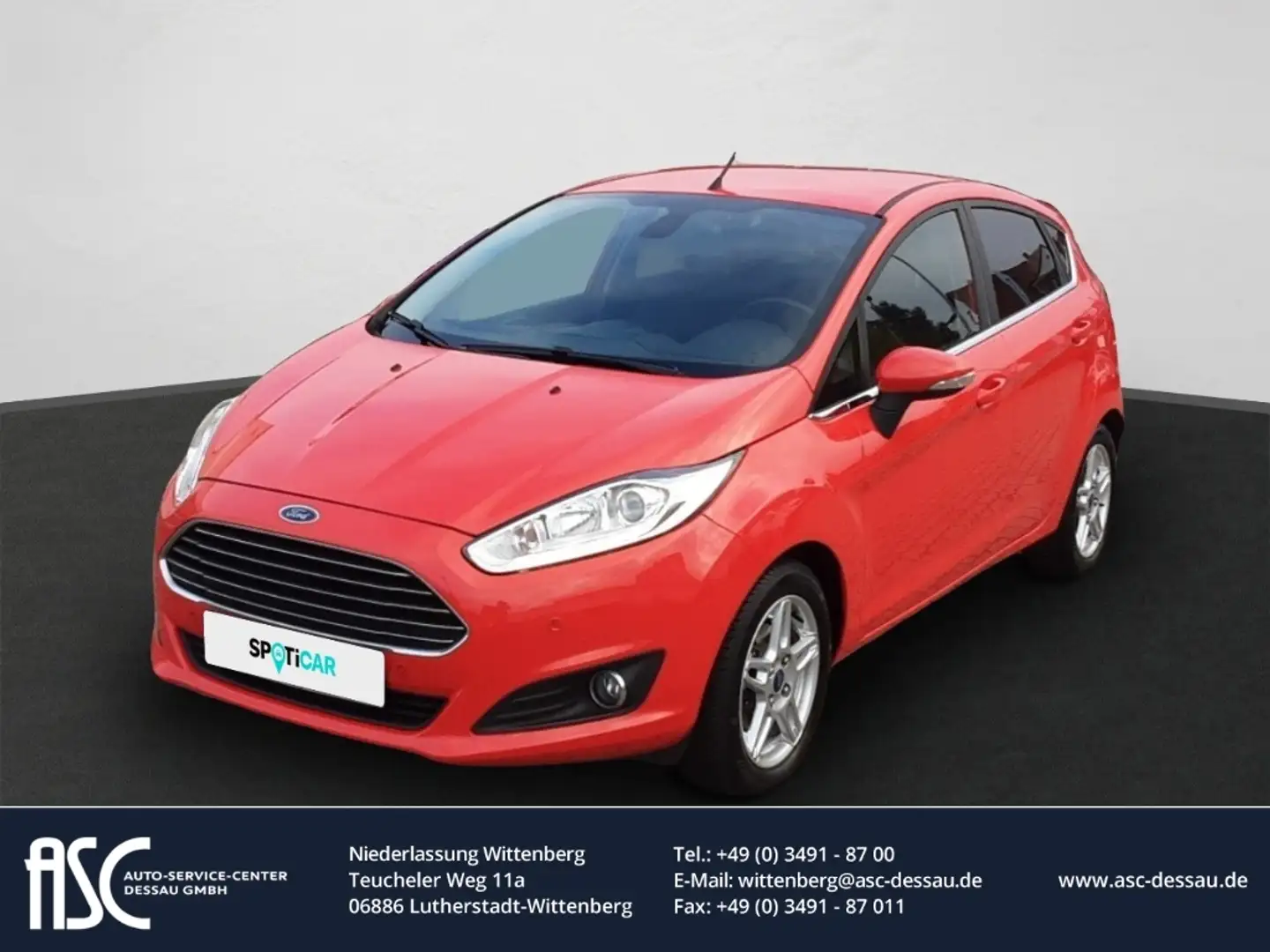 Ford Fiesta Titanium/Klimaautom/Sitz+Frontscheibheiz/EPHvo+hi/ Rot - 1