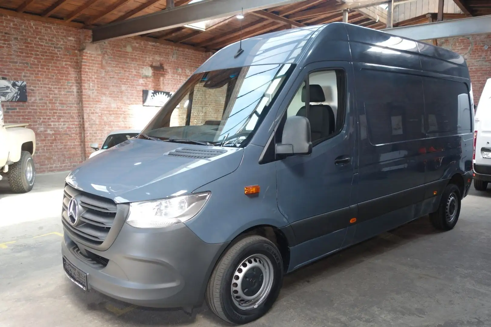 Mercedes-Benz Sprinter Kasten 314 L2 Klima Kamera TüvNeu Euro6 Gris - 1