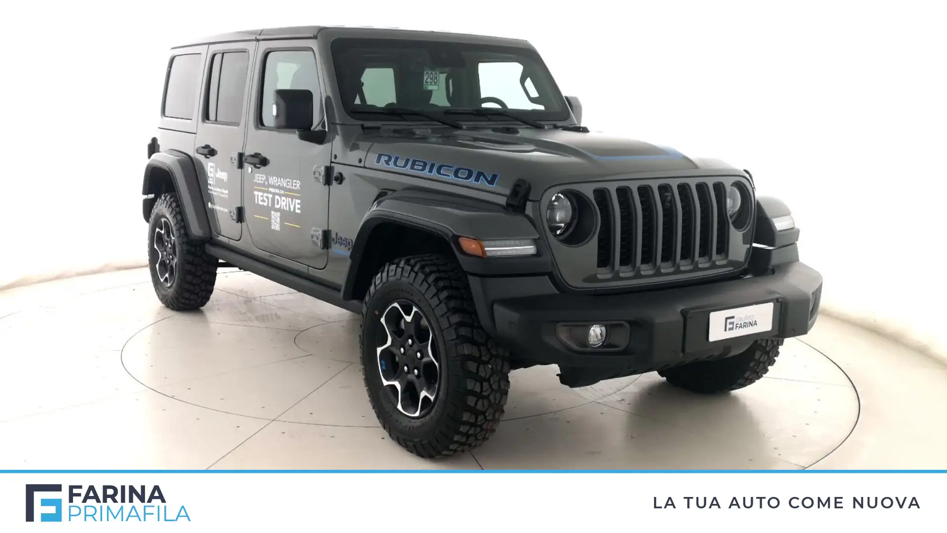 Jeep Wrangler Unlimited 2.0 ATX PHEV Rubicon Grigio - 2