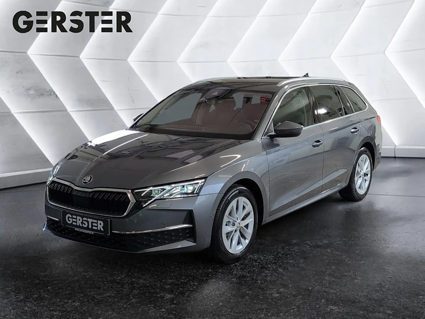 Skoda Octavia Kombi 2,0 TDI Selec Matrix 17Z Nav ACC Gris - 1