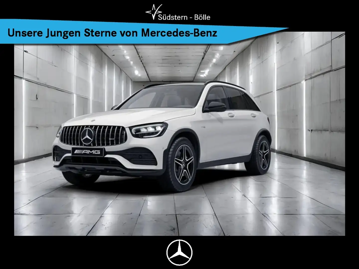 Mercedes-Benz GLC 43 AMG 4M PANO+360°KAM+SITZKLIMA+AMBIENTEBEL Weiß - 1