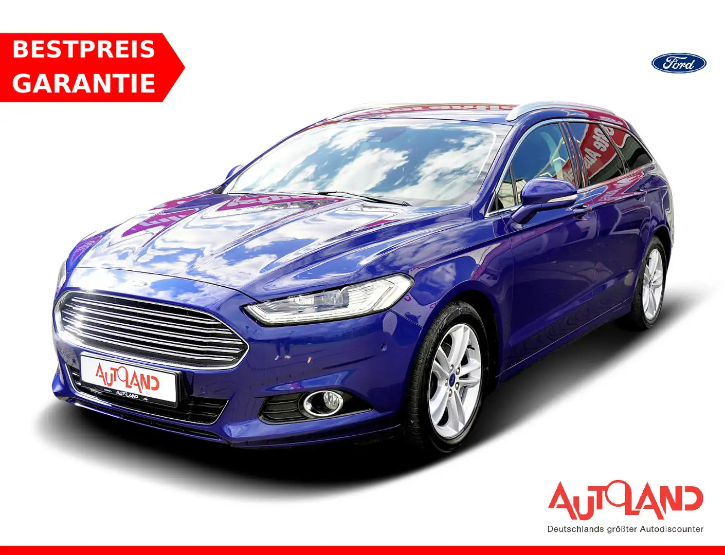 Ford Mondeo Turnier 2.0 TDCi Titanium LED Navi Blau - 1