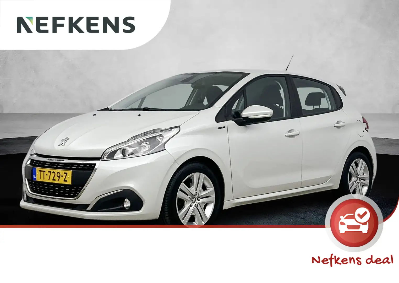 Peugeot 208 1.2 82 pk Signature | Navigatie | Carplay | Parkee Wit - 1