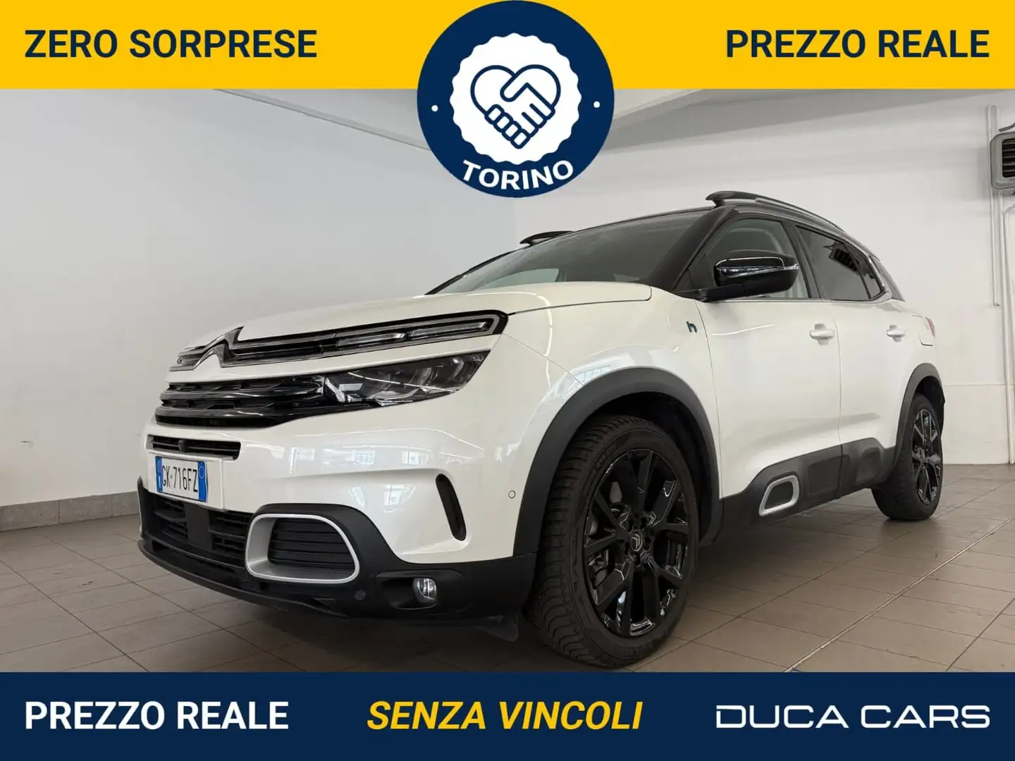 Citroen C5 Aircross Hybrid 225 E-EAT8 Shine Blanc - 1