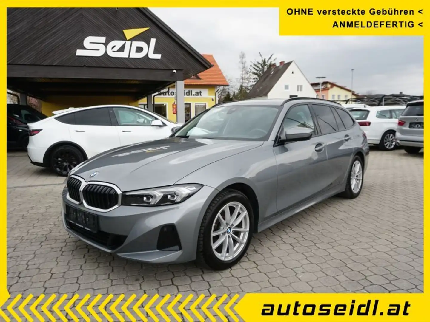 BMW 320 d Touring Aut. *FACELIFT* Grau - 1